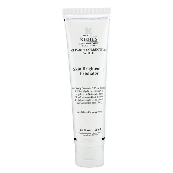 kiehl"s clearly corrective white skin brightening exfoliator