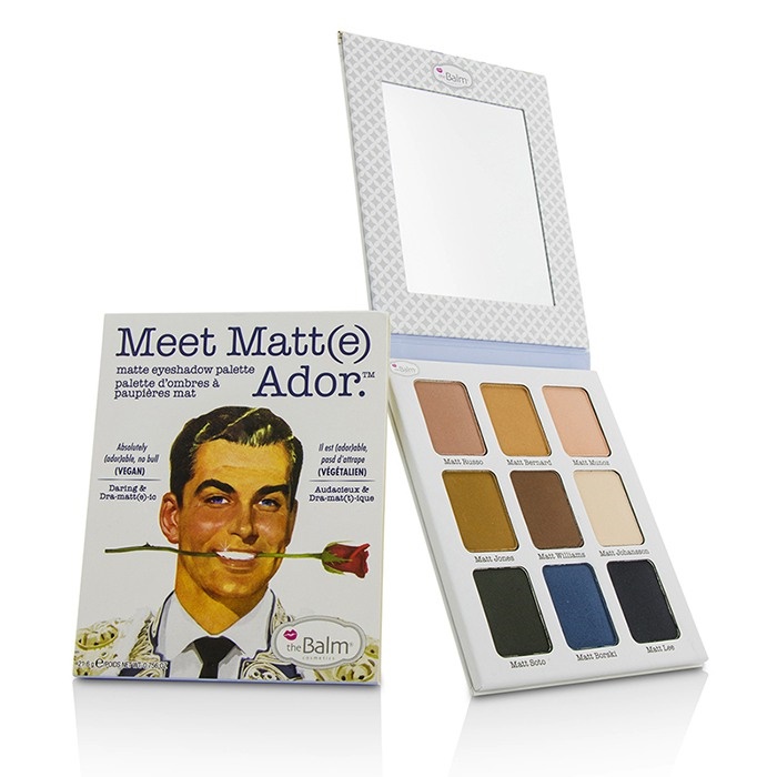 thebalm meet matt(e) ador matte eyeshadow palette makeup