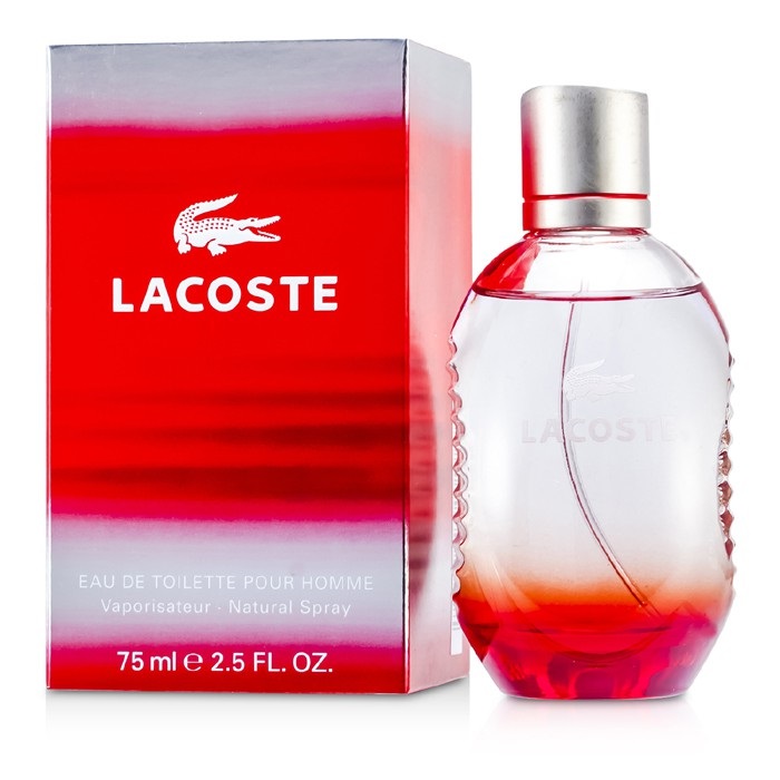 lacoste red aftershave 75ml