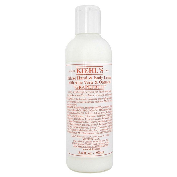 Kiehl's Deluxe Hand & Body Lotion With Aloe Vera & Oatmeal ...