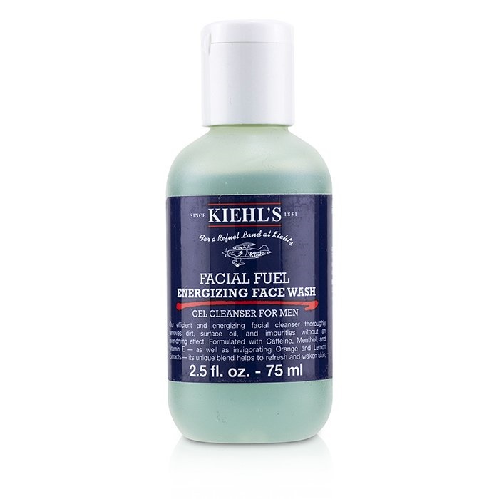 wash face removes makeup that Facial  Fuel Kiehl's Energizing Wash Face Freshâ„¢