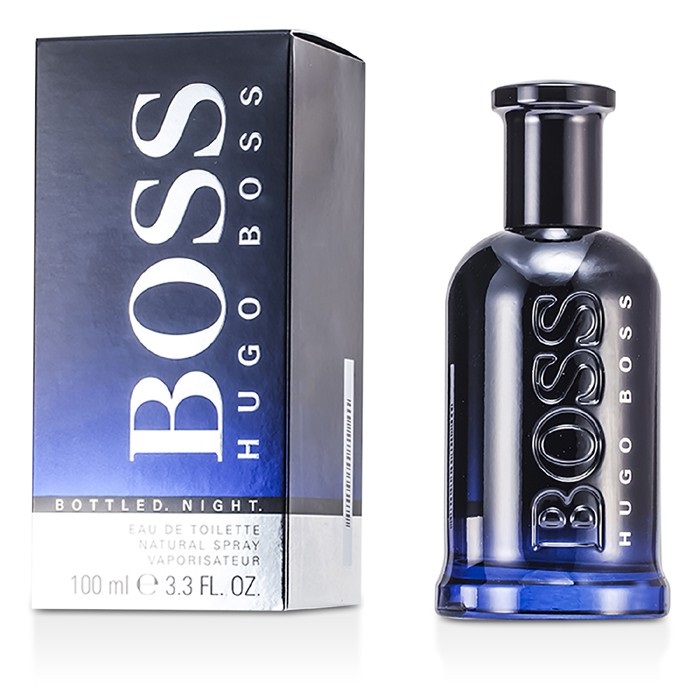Hugo Boss Boss Bottled Night EDT Spray 100ml Men's Perfume 737052352060 ...