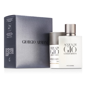 Acqua Di Gio Coffret Edt Spray 100ml 3 4oz Deodorant Stick 75g 2 6oz Giorgio Armani F C Co Usa