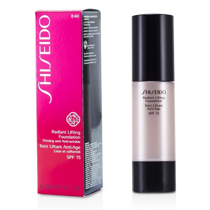 Shiseido Radiant Lifting Foundation Spf 15 - # B40 Natural Fair Beige 