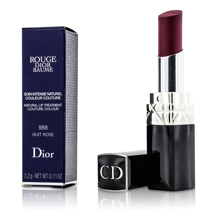 Rouge Dior Baume Natural Lip Treatment Couture Colour - # 988 Nuit Rose ...