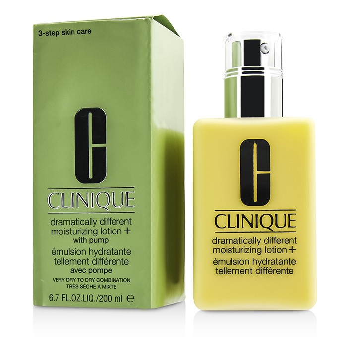 Clinique dramatically different Moisturizing Lotion+. Clinique Clinique ID: 1. dramatically different Moisturizing Lotion +. Clinique dramatically different. Clinique dramatically different Moisturizing Lotion+ with Pump. Dramatically different moisturizing