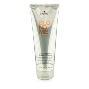 Blondme Keratin Restore Blonde Shampoo All Blondes Light Smoothing Care Schwarzkopf F C Co Usa