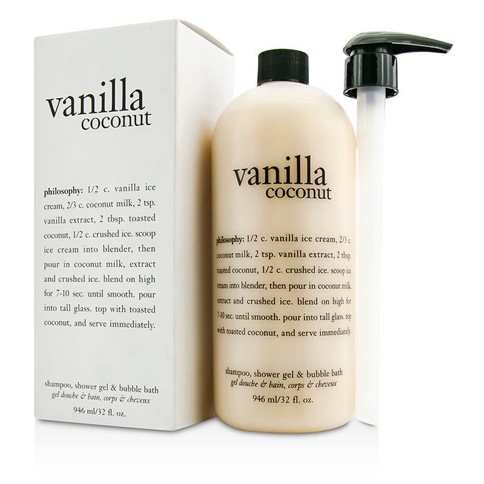 Philosophy Vanilla Coconut Shampoo, Shower Gel & Bubble Bath | Fresh™