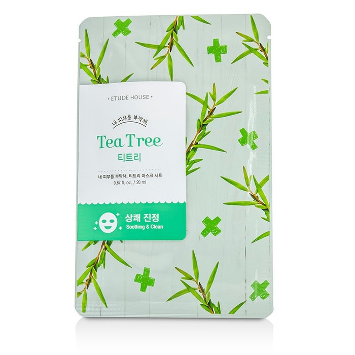 Hormel маска Tea Tree. Корейская маска с чайным деревом. Тканевая маска Этюд Хаус с чайным деревом. Тканевая корейская маска для лица с чайным деревом.