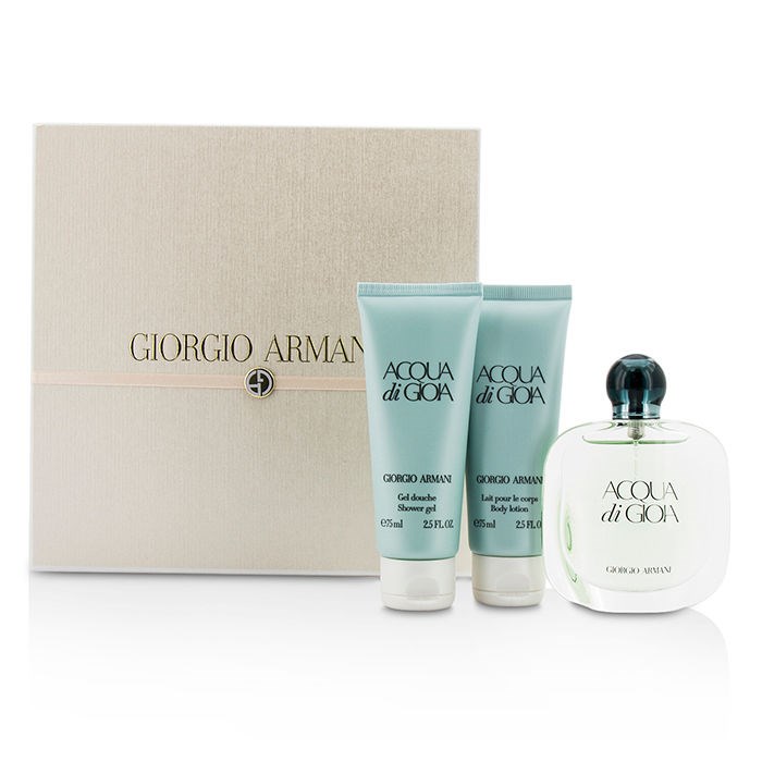 Acqua Di Gioia Coffret: EDP Spray 50ml/1.7oz + Body Lotion 75ml/2.5oz ...