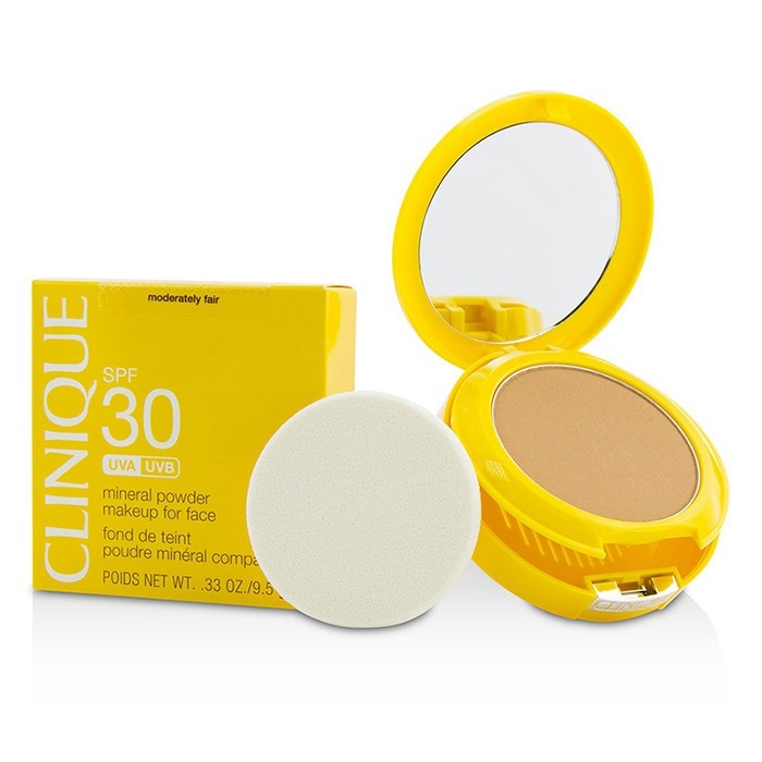 Sun SPF 30 Mineral Powder Makeup For Face - Moderately Fair - Clinique 