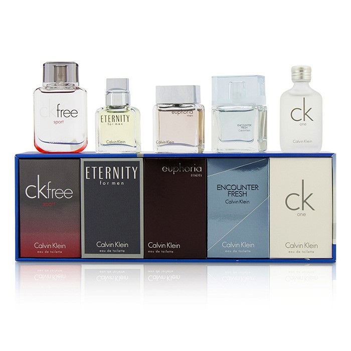 Calvin Klein Miniature Coffret : CK One + Eternity + Euphoria + CK Free ...