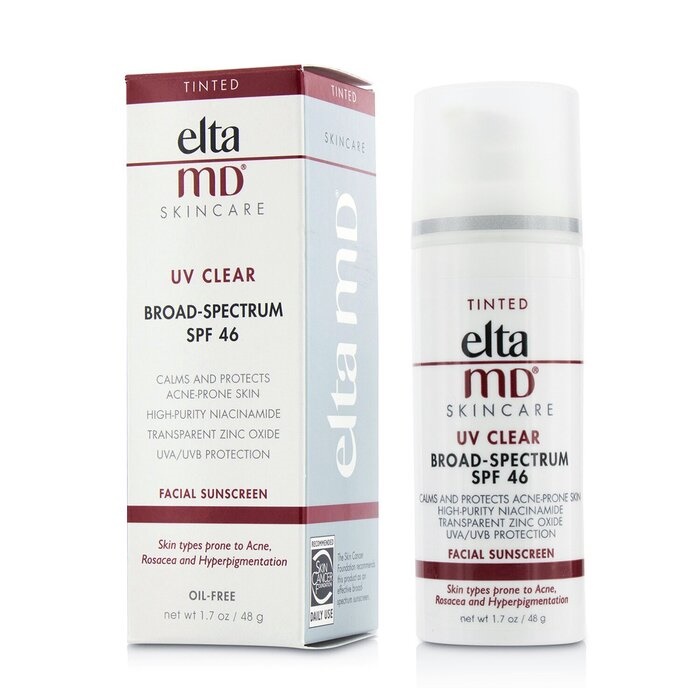 EltaMD UV Clear Facial Sunscreen SPF 46 For Skin Types Prone To Acne