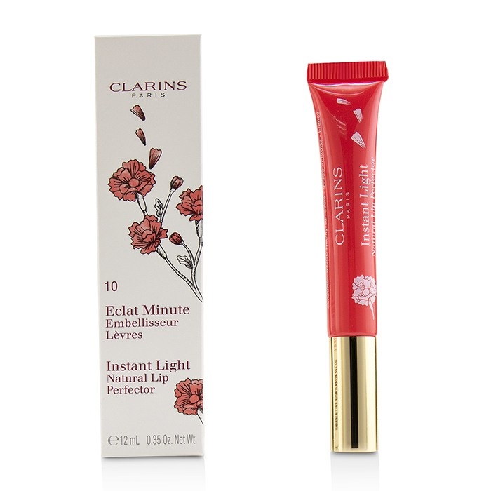 Eclat Minute Instant Light Natural Lip Perfector 10 Pink Shimmer Clarins Fandc Co Usa