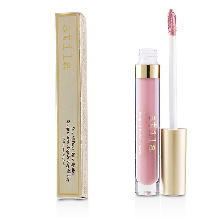 Stila Stay All Day Liquid Lipstick Perla Soft Rosy Nude Makeup