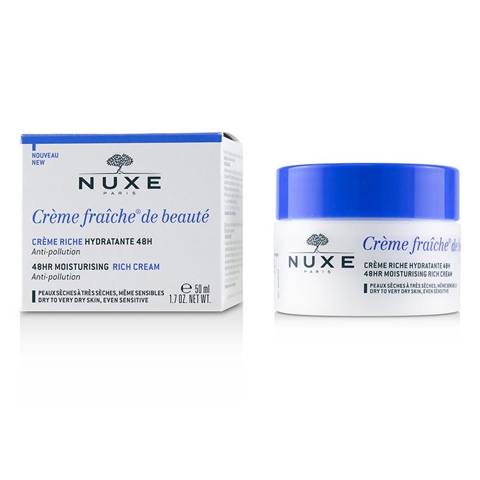 Details About Nuxe Creme Fraiche De Beaute 48hr Moisturising Rich Cream For Dry To Very 50ml