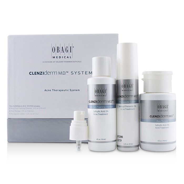 Obagi Clenziderm M.D. Acne Therapeutic System: Cleanser 118ml + Pore ...