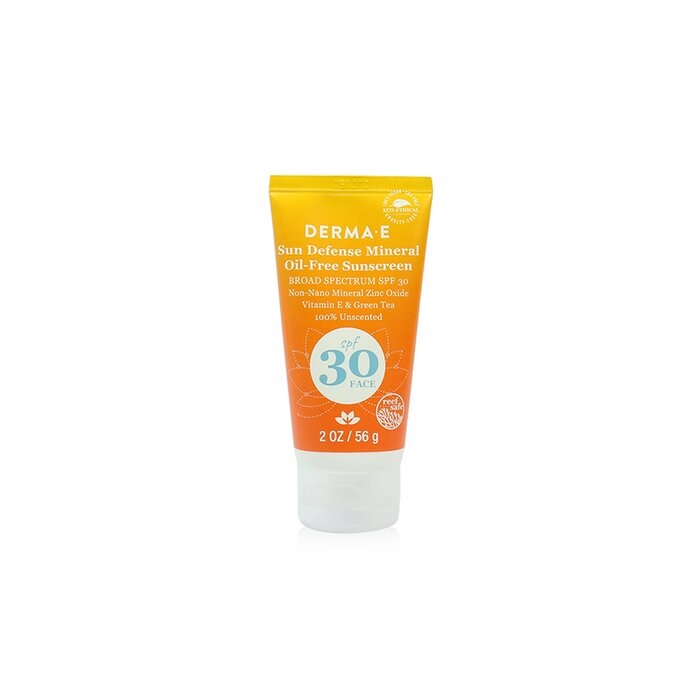 Derma E Sun Defense Mineral Oil-Free Sunscreen SPF 30 Face 56g Womens ...